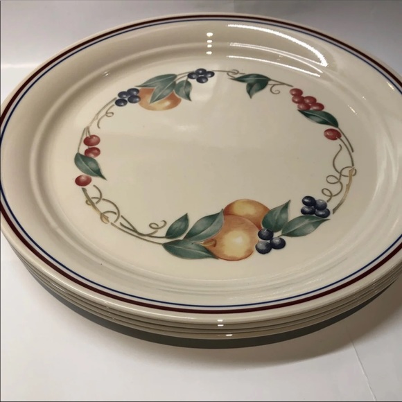 NEW-4ea. Dinner Plate Abundance Corelle by Corning - Picture 7 of 8